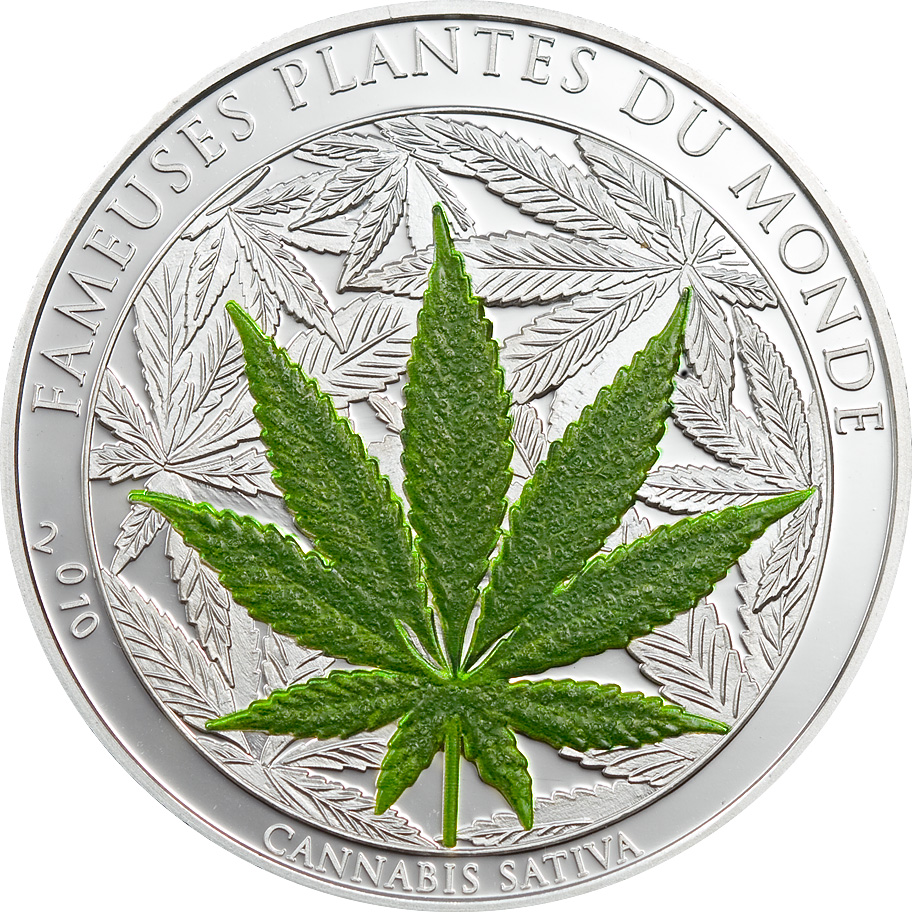 Benin 2010 100 Francs Cannabis Sativa CuNiAg