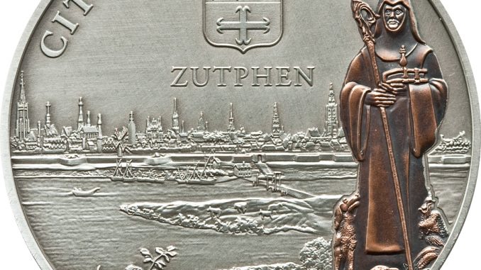 Cook Islands 2010 5 Dollars Zutphen The Netherlands Silver Coin