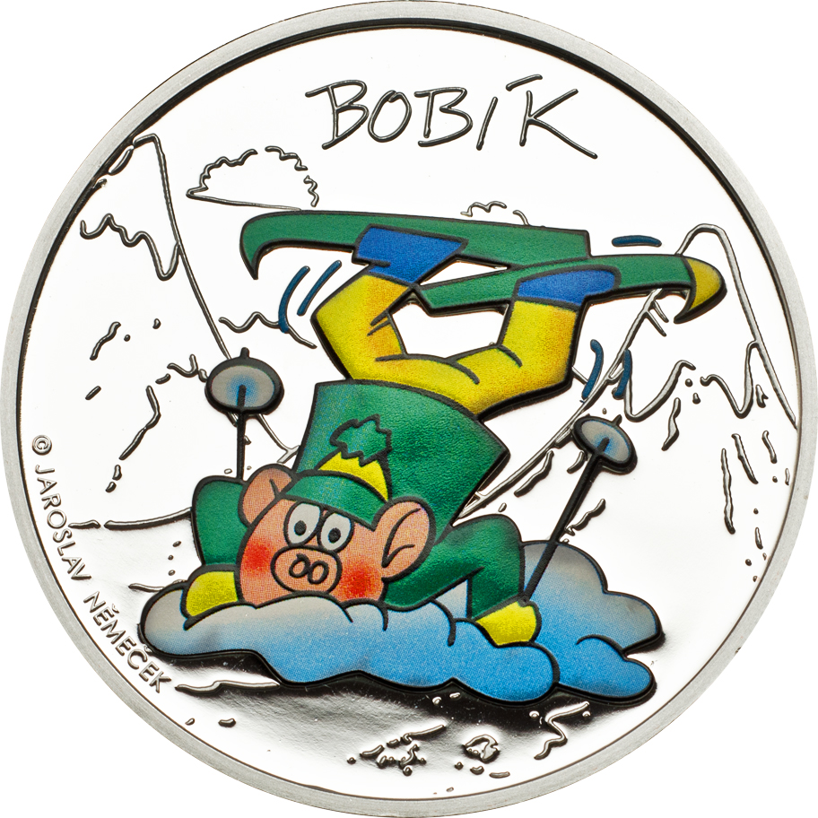 Cook Islands 2013 1 Dollar Ctyrlistek Bobik Silver Coin