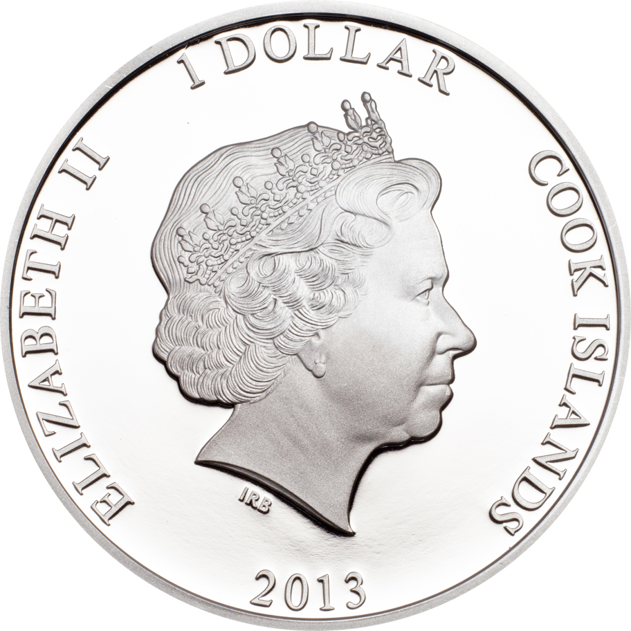 Cook Islands 2013 1 Dollar Ctyrlistek Sberatel Silver Coin