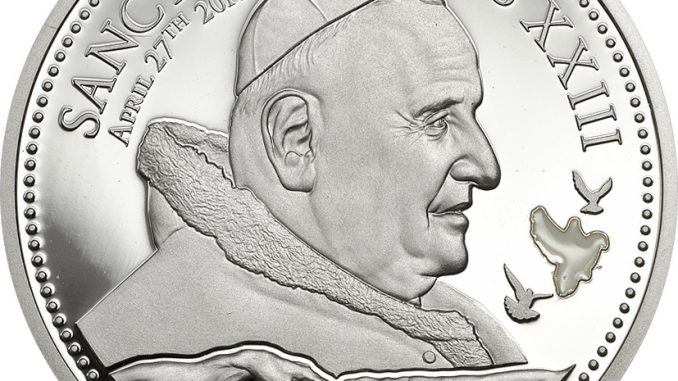 Cook Islands 2014 2 Dollars Canonization of Johannes XXIII Silver Coin