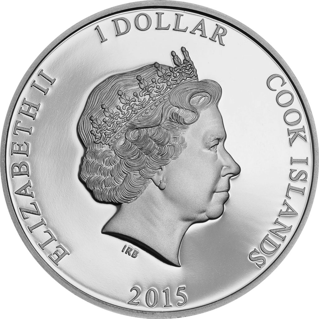 Cook Islands 2015 5 Dollars Ctyrlistek 2015 Silver Coin