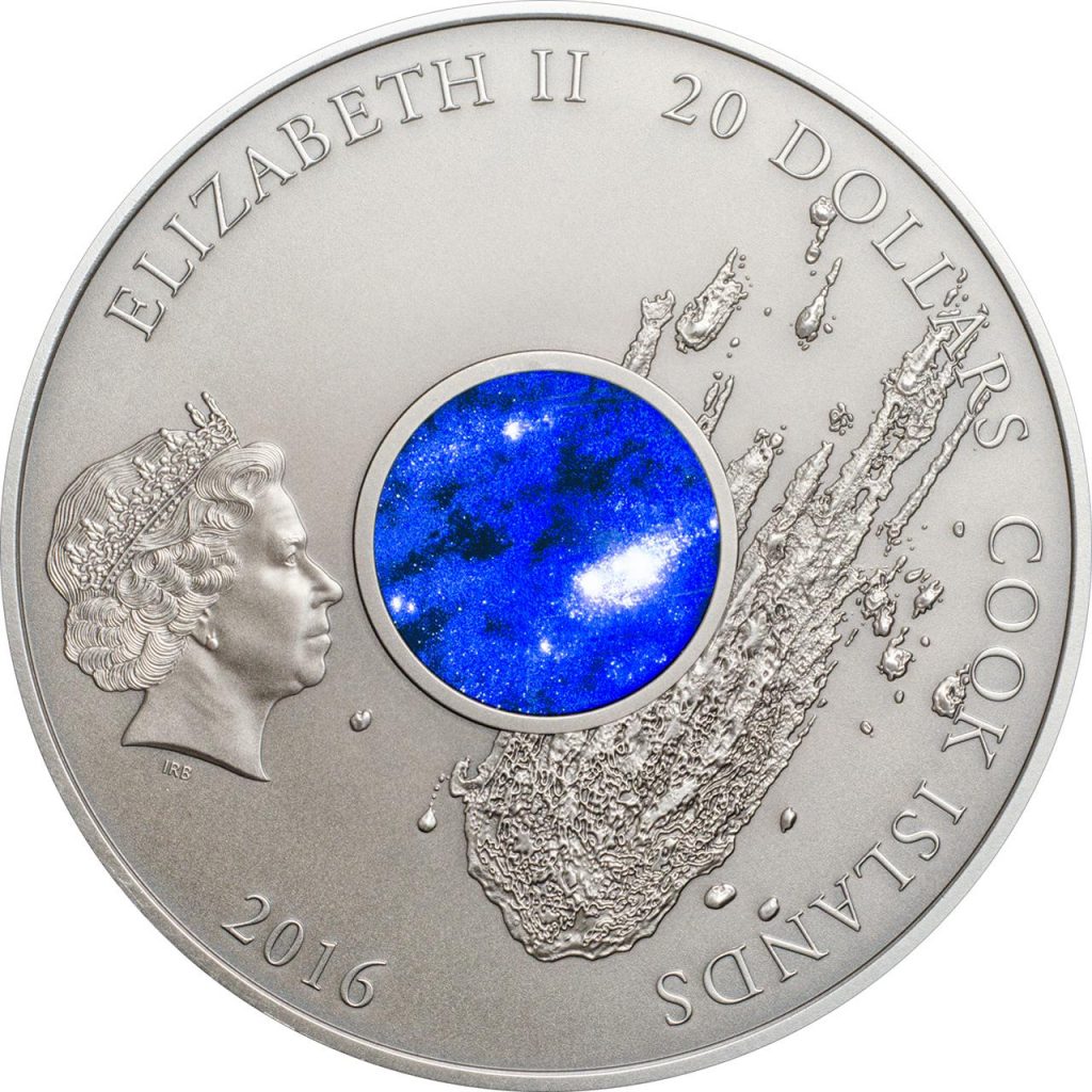 Cook Islands 2016 20 Dollars Meteorite Campo del Cielo Silver Coin