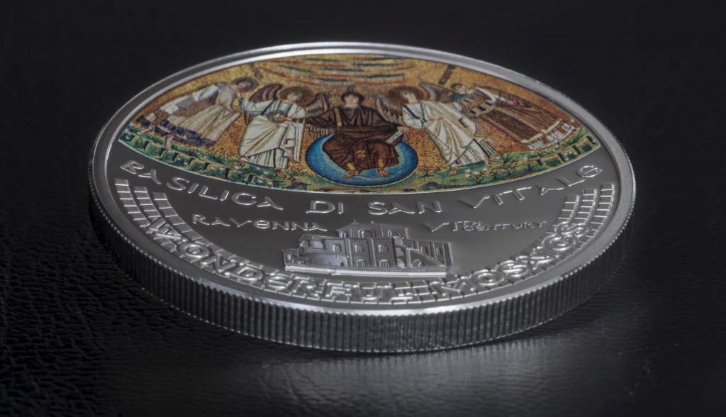 Cook Islands 2017 5 Dollars Basilica San Vitale Silver Coin
