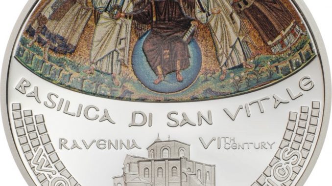 Cook Islands 2017 5 Dollars Basilica San Vitale Silver Coin