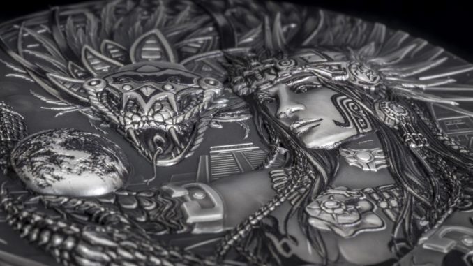 Cook Islands 2017 20 Dollars God Quetzalcoatl Silver Coin