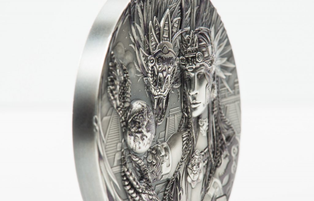 Cook Islands 2017 20 Dollars God Quetzalcoatl Silver Coin