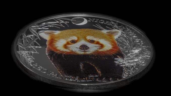 Cook Islands 2017 5 Dollars Red Panda Silver Coin