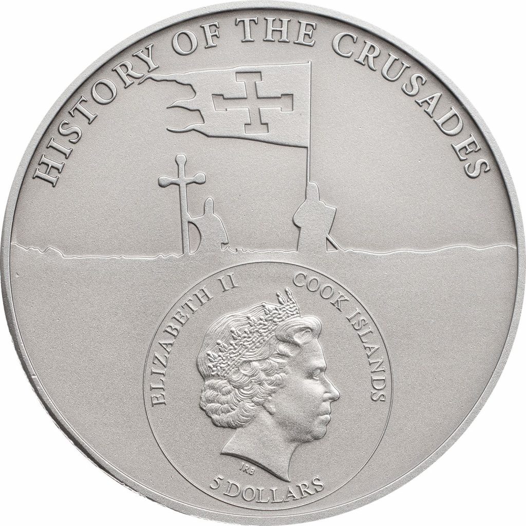 Cook Islands 2018 5 Dollars Northern Crusades Livonian Crusade Silver Coin