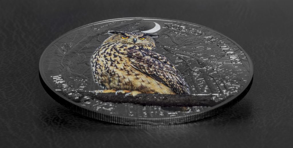 Cook Islands 2018 5 Dollars Eagle Owl Silver Coin