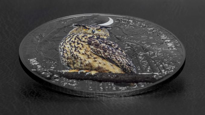 Cook Islands 2018 5 Dollars Eagle Owl Silver Coin