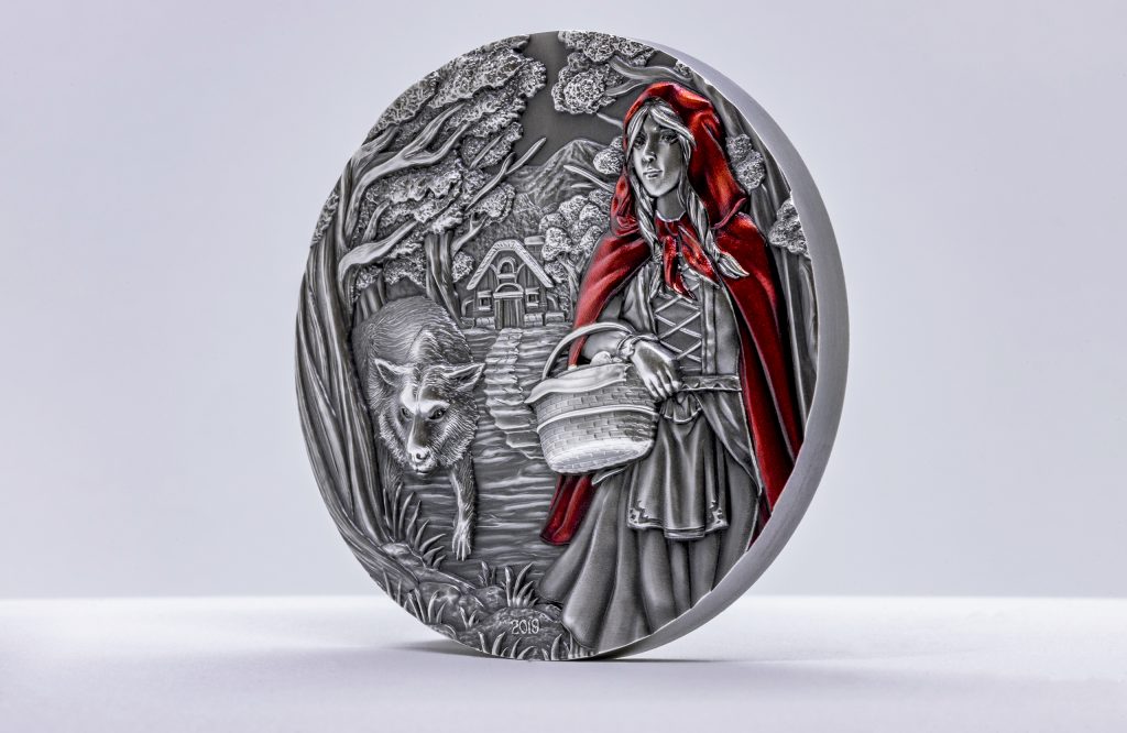 Cook Islands 2019 20 Dollars Little Red Riding Hood Silver Coin