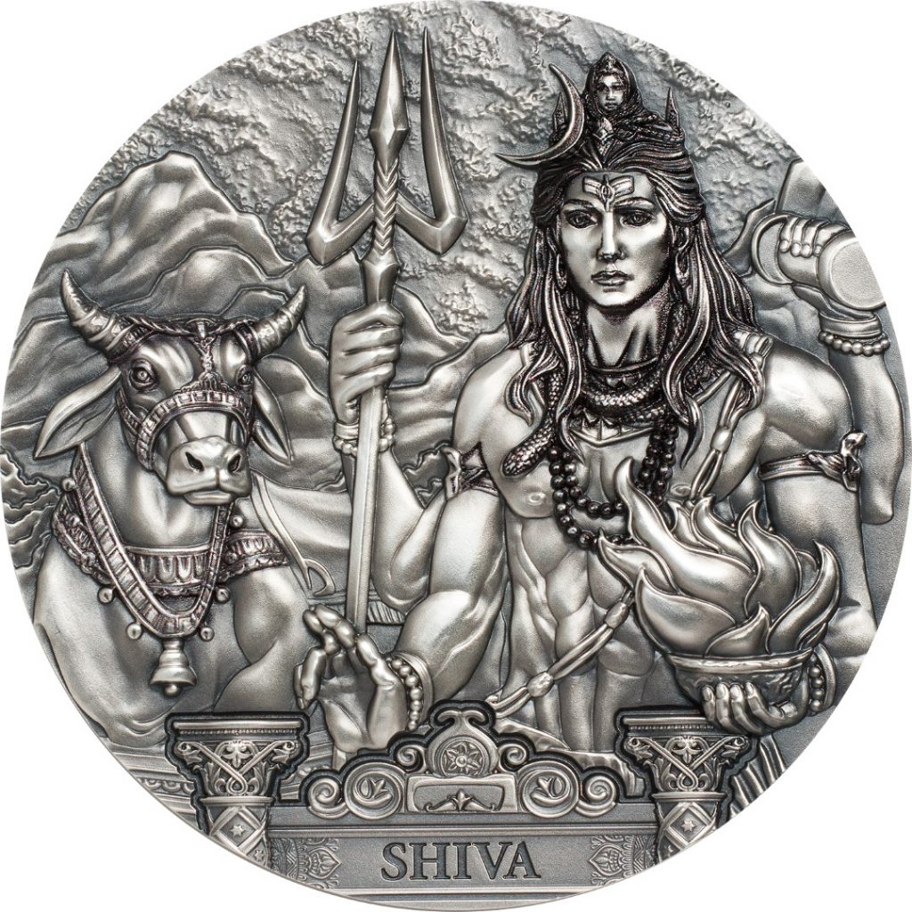 Cook Islands 2020 20 Dollars Shiva Protector of the Universe Silver Coin