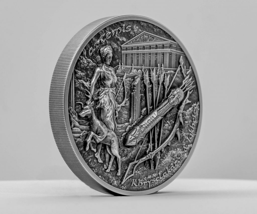 Cook Islands 2020 10 Dollars Bow Arrow Artemis Silver Coin