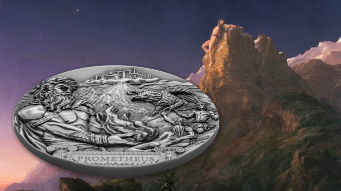 Cook Islands 2020 20 Dollars Titan Prometheus Silver Coin