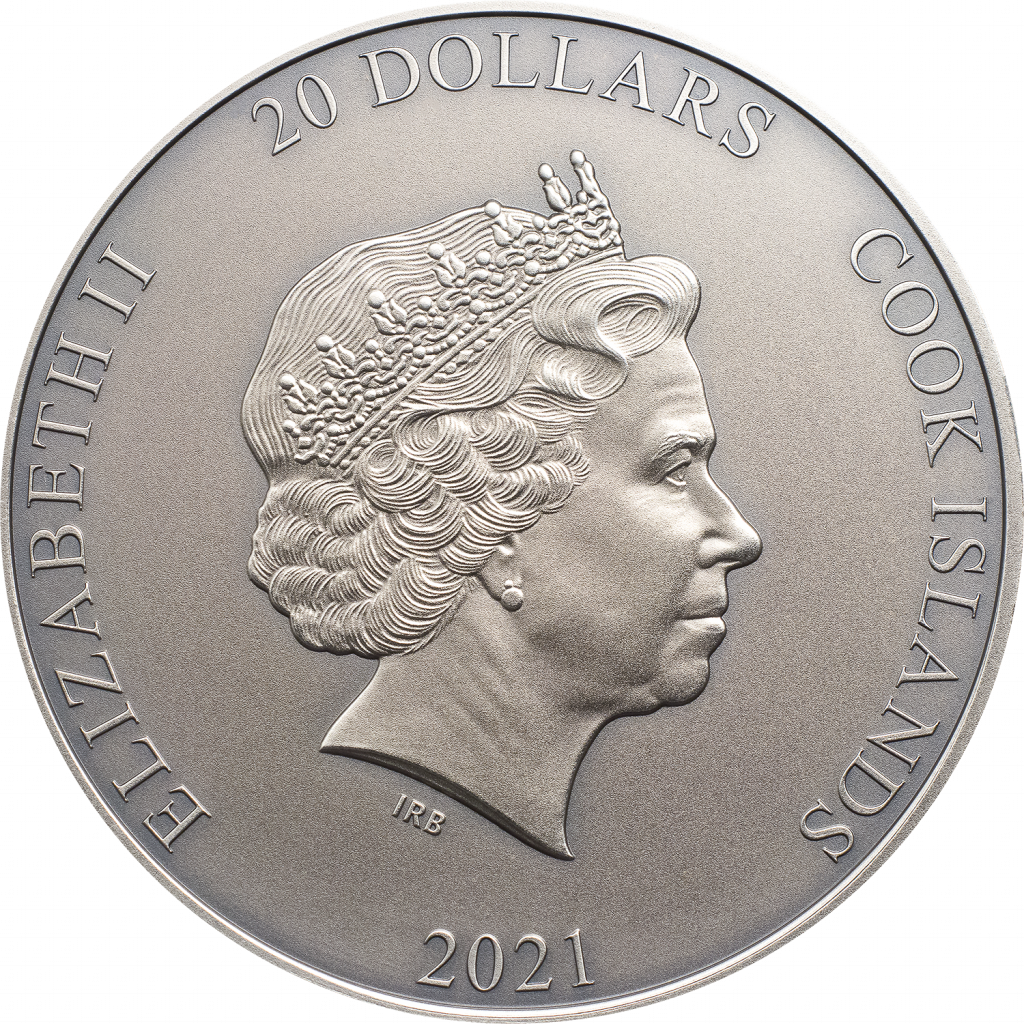 Cook Islands 2021 20 Dollars Amaterasu God Series Silver Coin