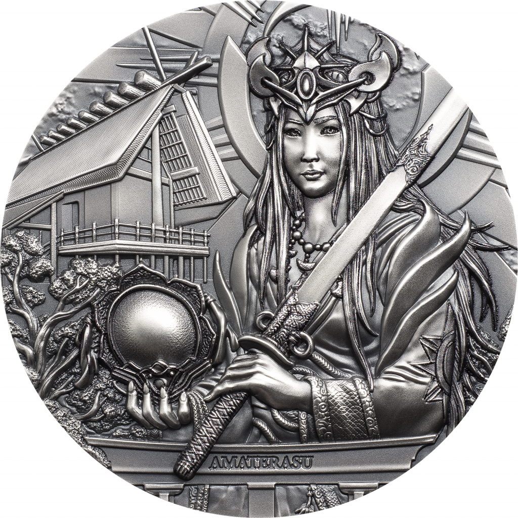 Cook Islands 2021 20 Dollars Amaterasu God Series Silver Coin