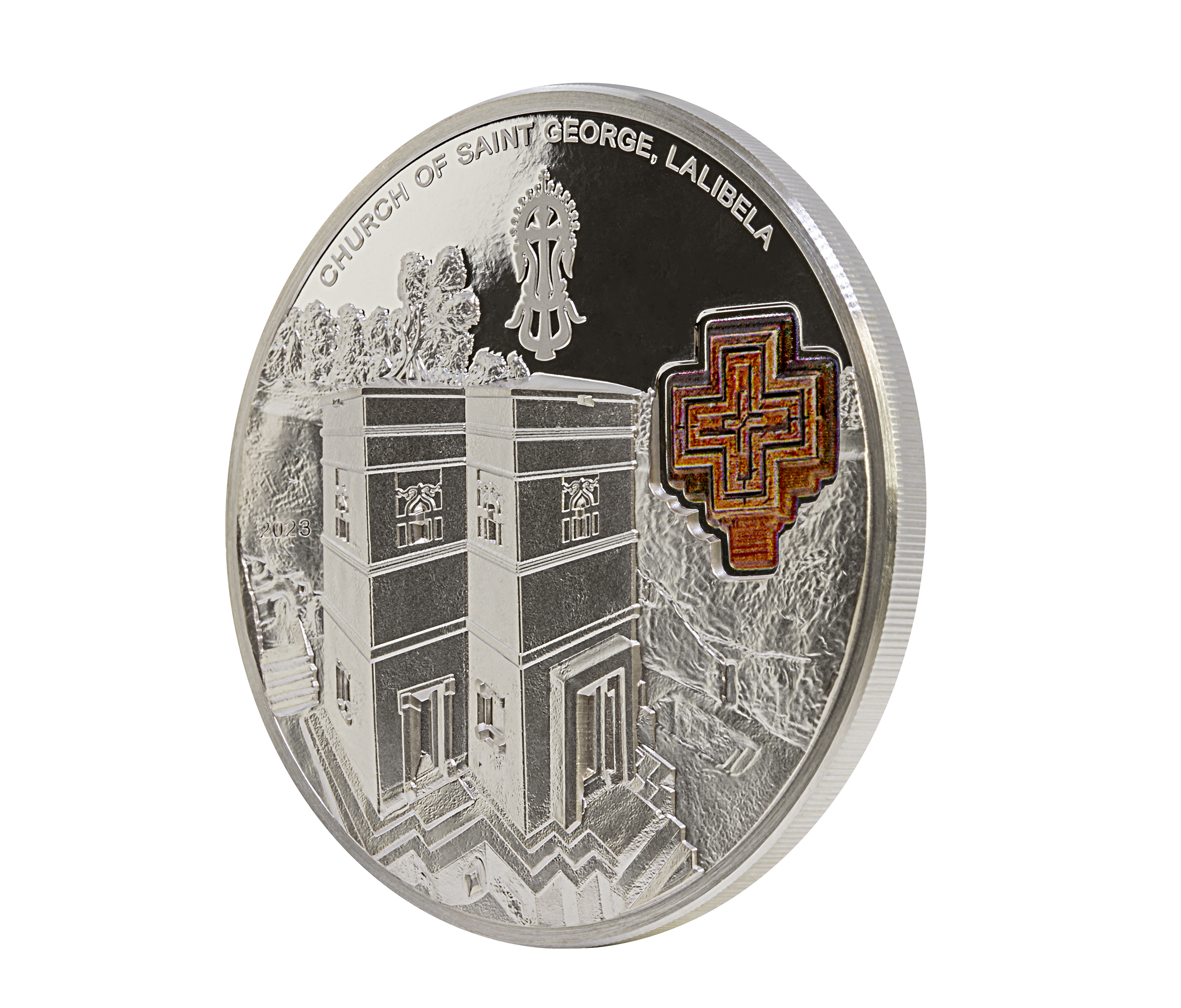 Cook Islands 2023 10 Dollars Church of Saint George - 8th Wonder of the World silver proof coin
