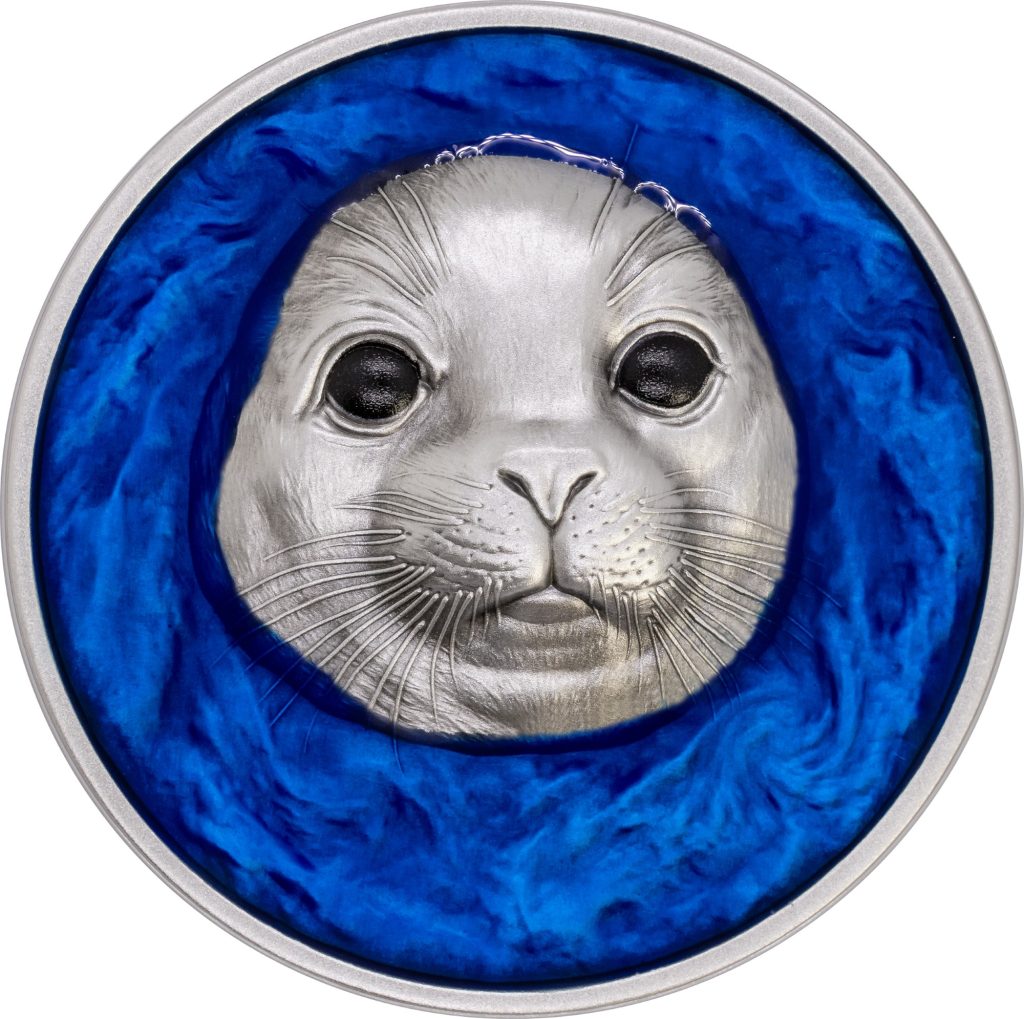 The Seal 2026 Cameroon 1oz Silver Antiqued coin - Above the Surface series