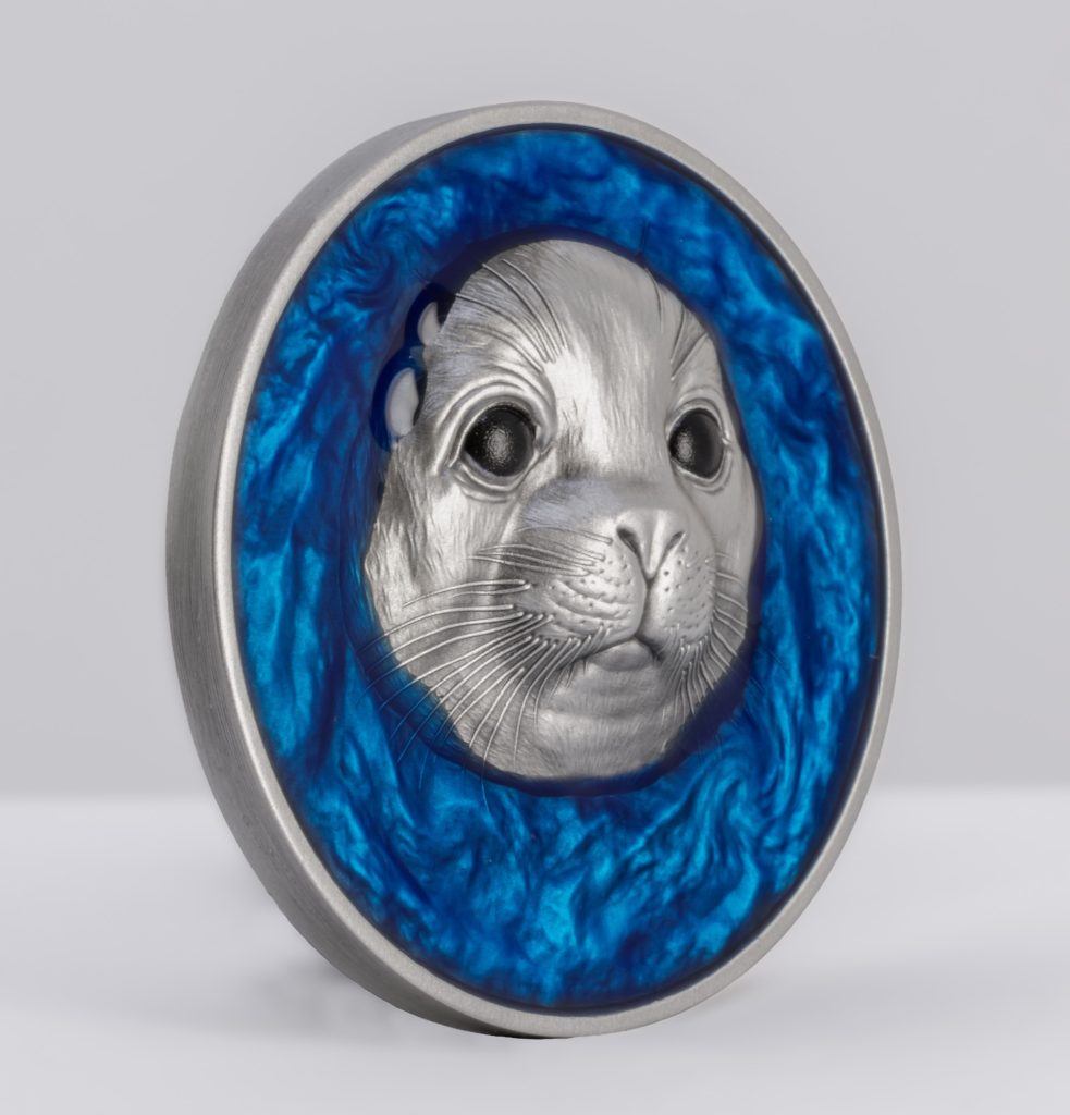 The Seal 2026 Cameroon 1oz Silver Antiqued coin - Above the Surface series