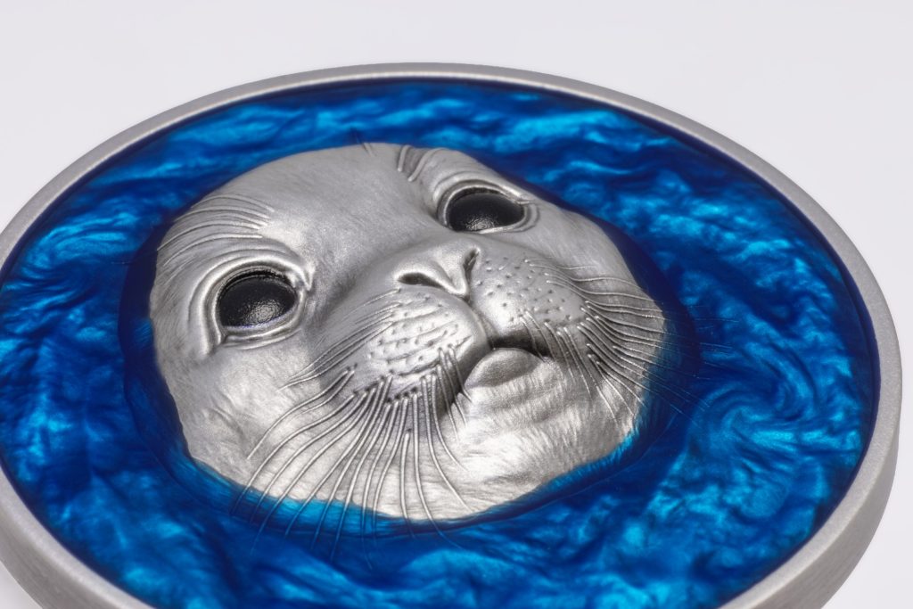 The Seal 2026 Cameroon 1oz Silver Antiqued coin - Above the Surface series