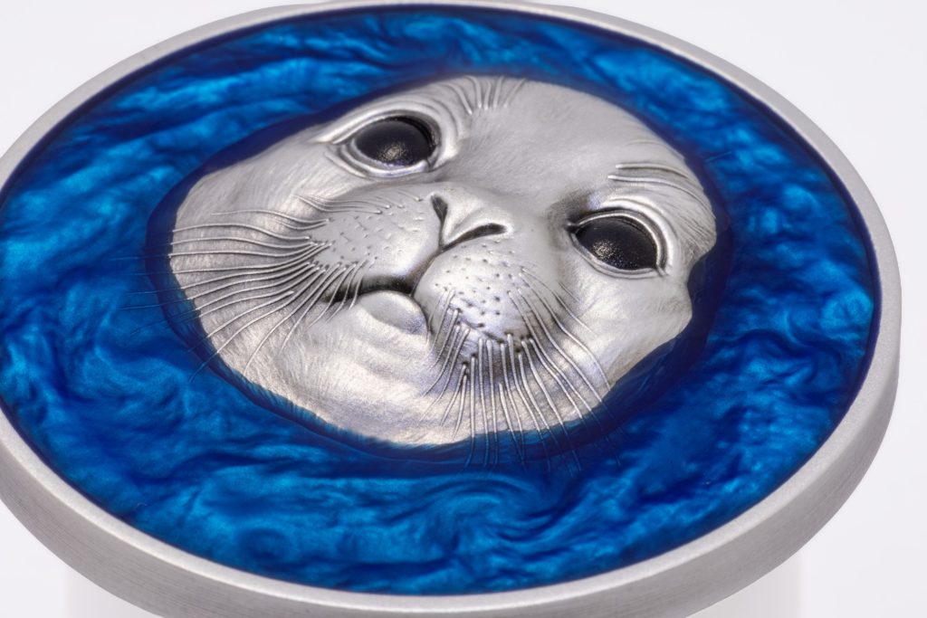 The Seal 2026 Cameroon 1oz Silver Antiqued coin - Above the Surface series