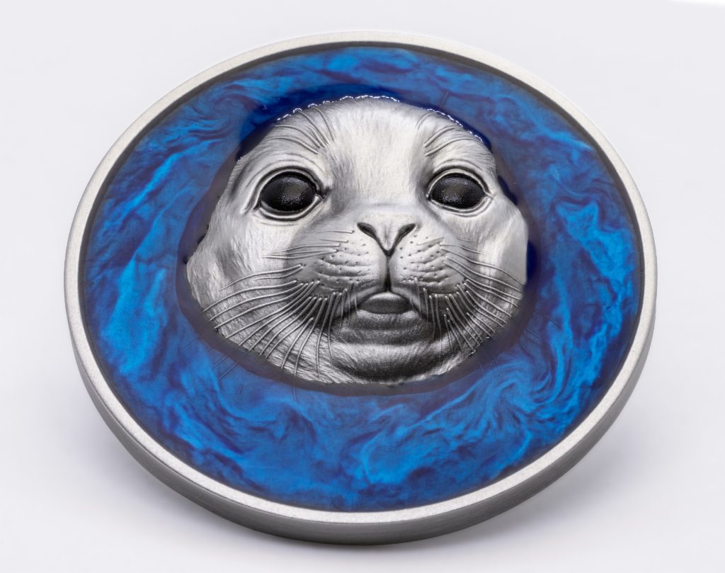 The Seal 2026 Cameroon 1oz Silver Antiqued coin - Above the Surface series