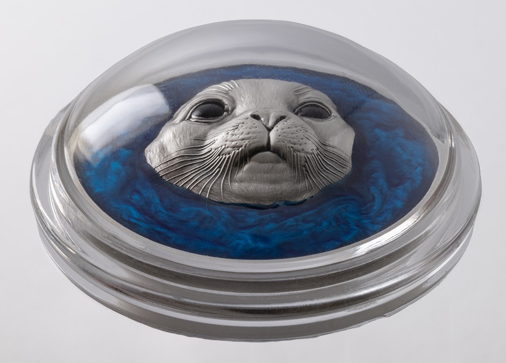 The Seal 2026 Cameroon 1oz Silver Antiqued coin - Above the Surface series