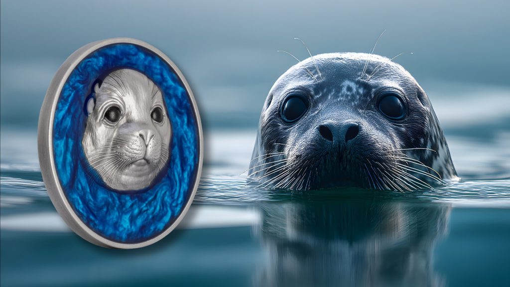 The Seal 2026 Cameroon 1oz Silver Antiqued coin - Above the Surface series