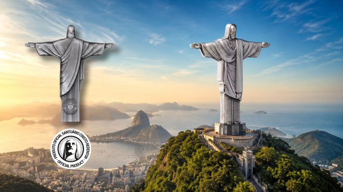 Christ the Redeemer 3D Antiqued 2oz Silver Coin Cameroon 2026 2000 Francs