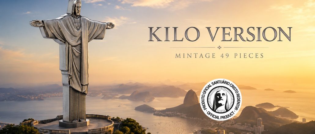 Christ the Redeemer 3D Antiqued 1 KILO Silver Coin Cameroon 2026 10000 Francs