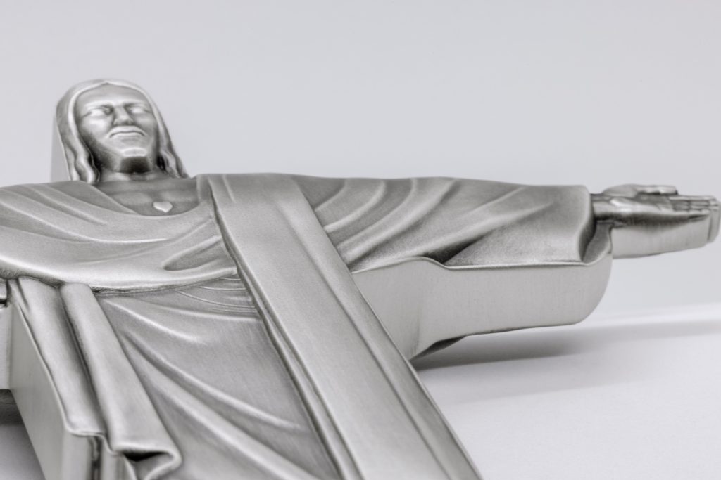 Christ the Redeemer 3D Antiqued 1 KILO Silver Coin Cameroon 2026 10000 Francs