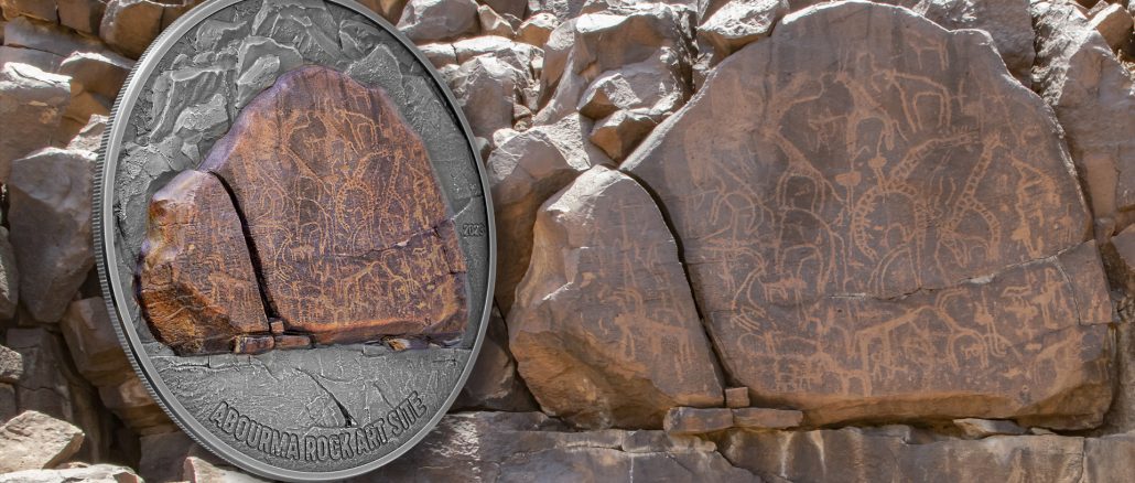 Djibouti 2023 200 Francs Abourma Rock Art Prehistoric Art 3oz pure silver coin