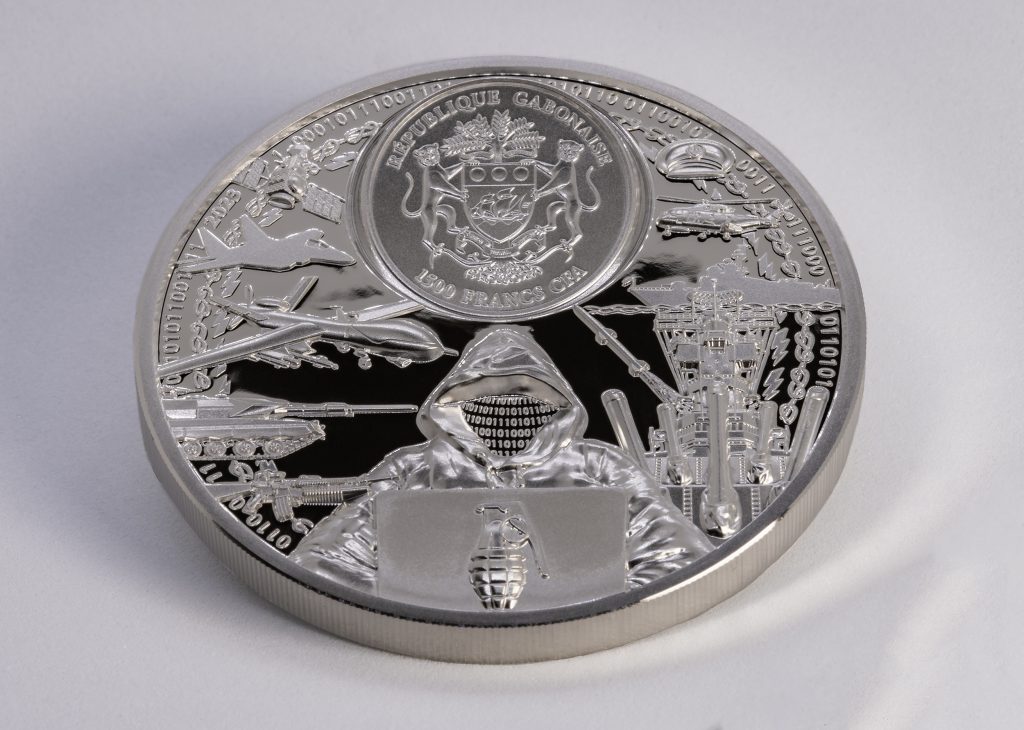 War Has No Real Winner Cook Islands 2023 2oz pure silver coin - Time Flies Series