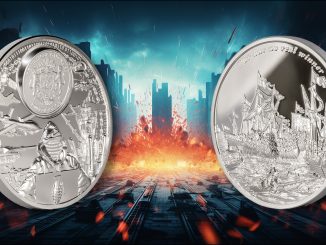 War Has No Real Winner Cook Islands 2023 2oz pure silver coin - Time Flies Series