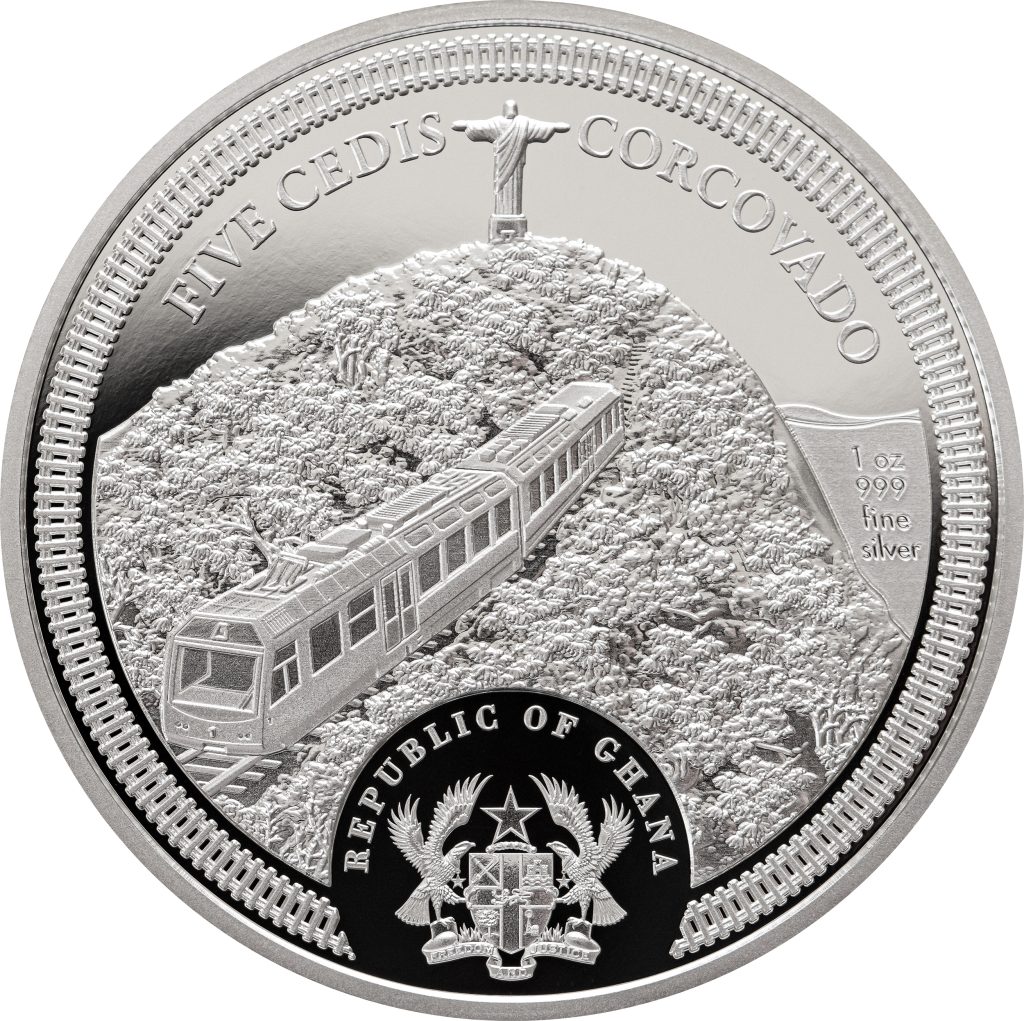 Rio2025 - V Convención Internacional de Historiadores y Numismáticos Ghana 1oz pure silver coin 2025