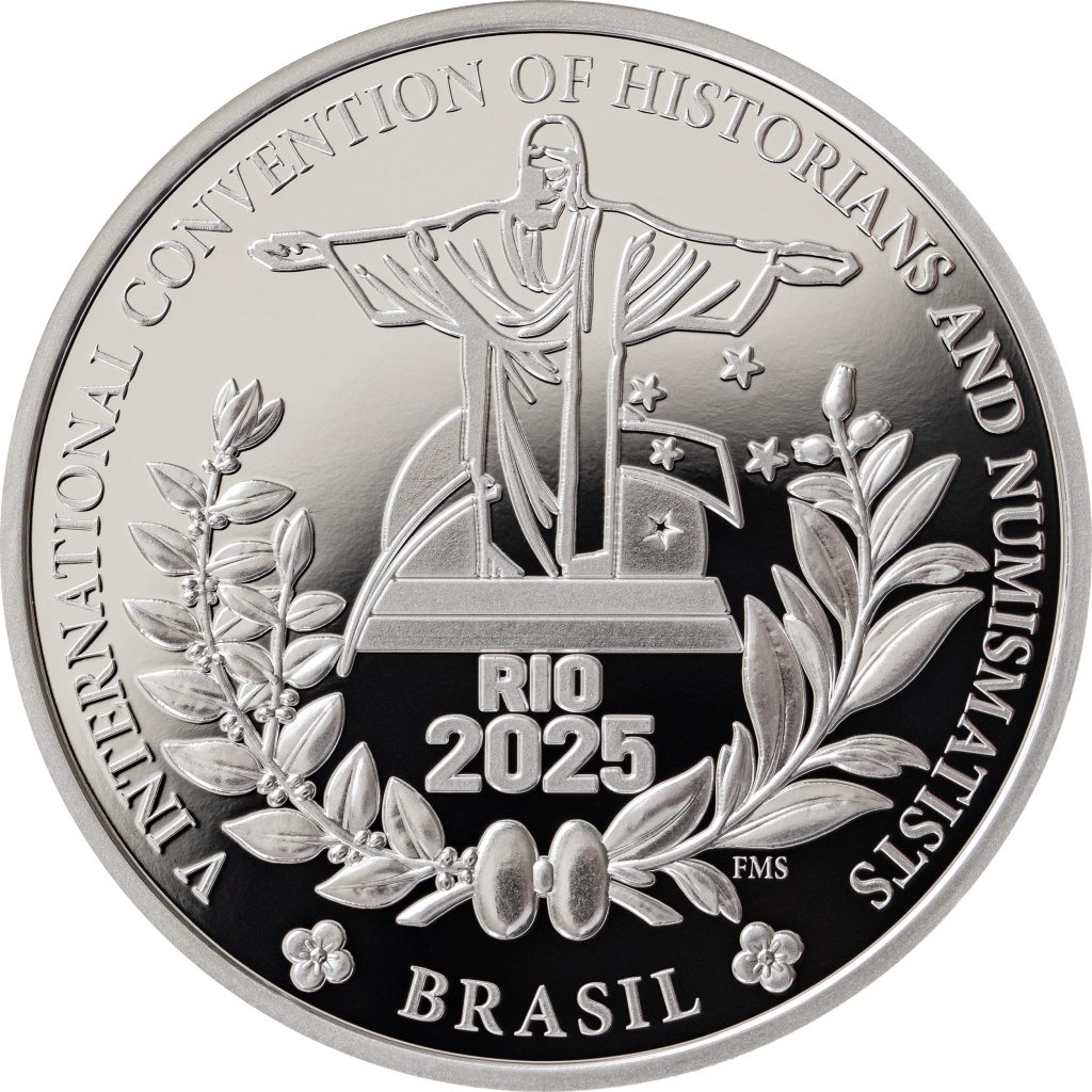 Rio2025 - V Convención Internacional de Historiadores y Numismáticos Ghana 1oz pure silver coin 2025