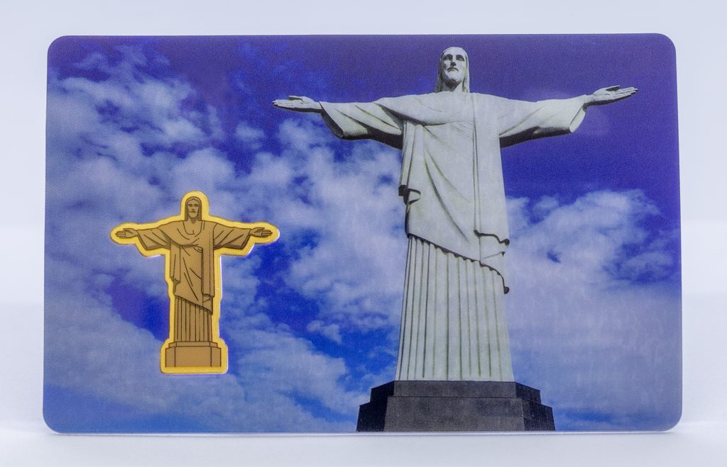 Christ the Redeemer 1/1000oz small gold Liberia 2026 12 Dollars