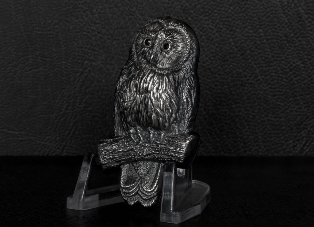Mongolia 2019 1000 Togrog Ural Owl Silver Coin
