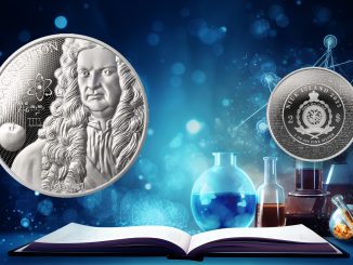Isaac Newton Niue 1oz pure silver coin 2025 - Science Explained Series