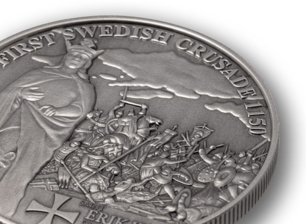 Swedish Crusade - Northern Crusades series Niue Island 2026 1oz pure silver coin