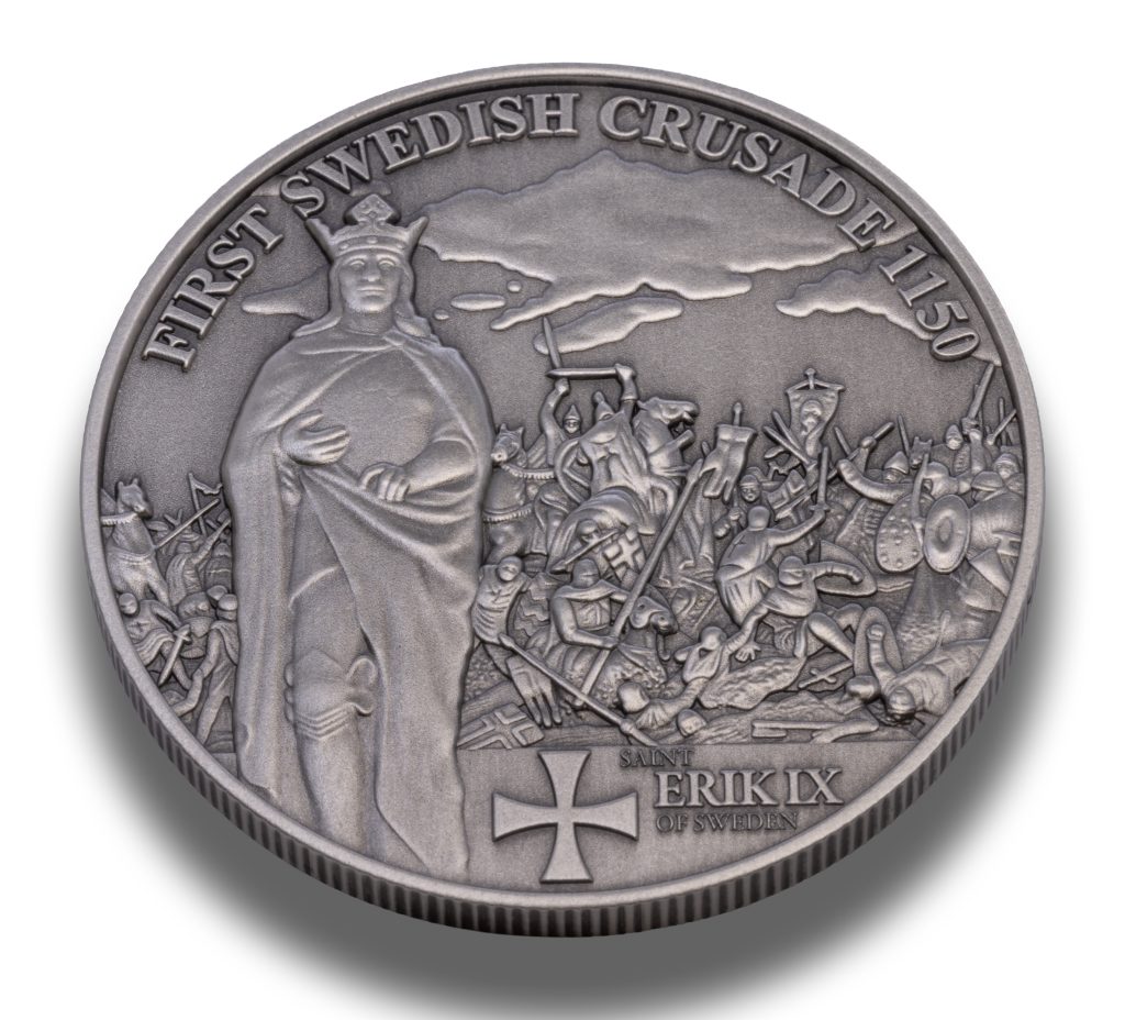 Swedish Crusade - Northern Crusades series Niue Island 2026 1oz pure silver coin