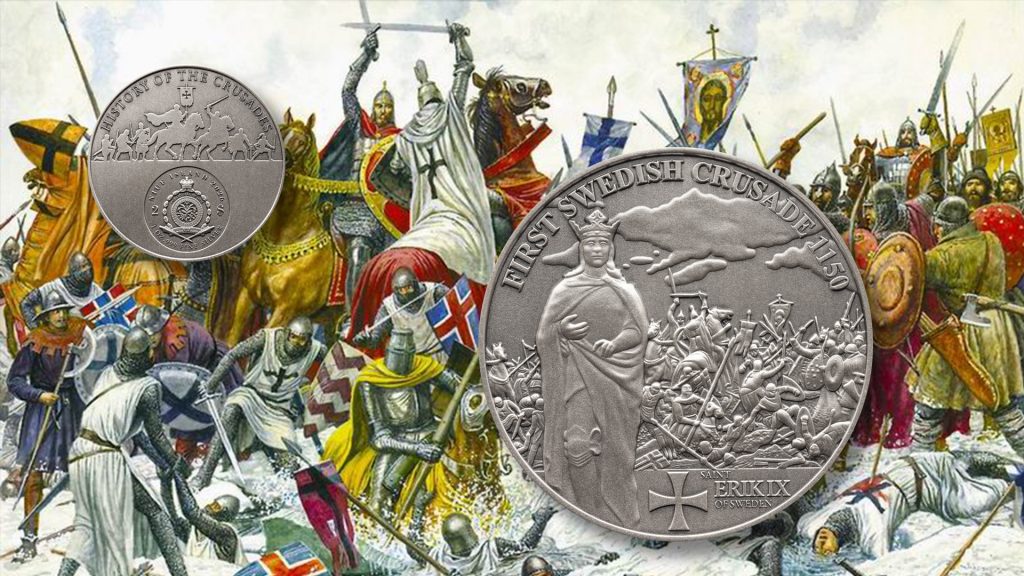 Swedish Crusade - Northern Crusades series Niue Island 2026 1oz pure silver coin