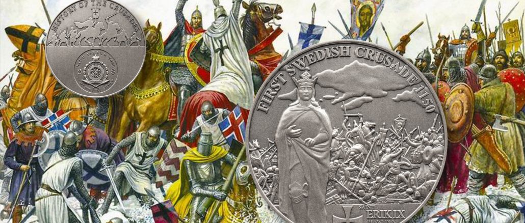 Swedish Crusade - Northern Crusades series Niue Island 2026 1oz pure silver coin