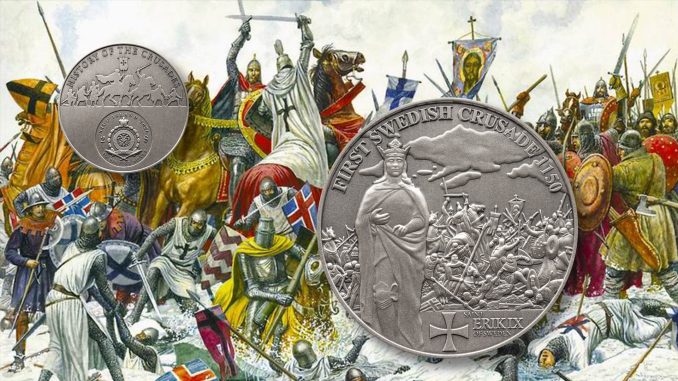 Swedish Crusade - Northern Crusades series Niue Island 2026 1oz pure silver coin