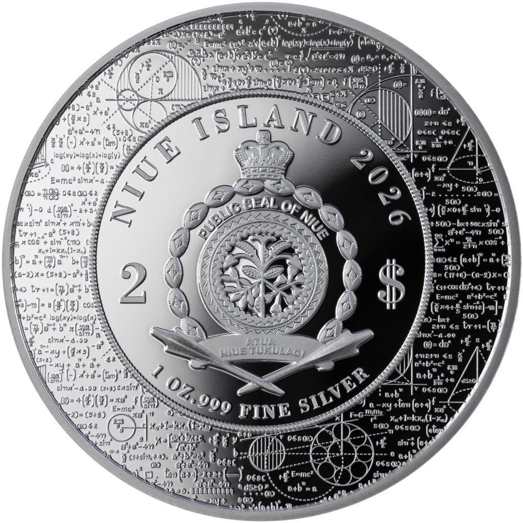 Alexander Fleming Niue 1oz pure silver coin 2026 - Science Explained Series