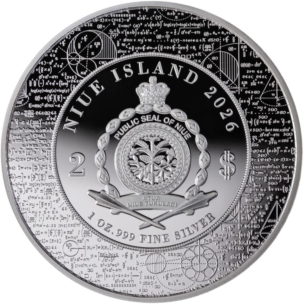 Alexander Fleming Niue 1oz pure silver coin 2026 - Science Explained Series