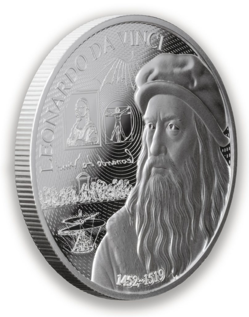Leonardo Da Vinci - Behind the Masterpiece series Niue Island 2026 1oz pure silver coin