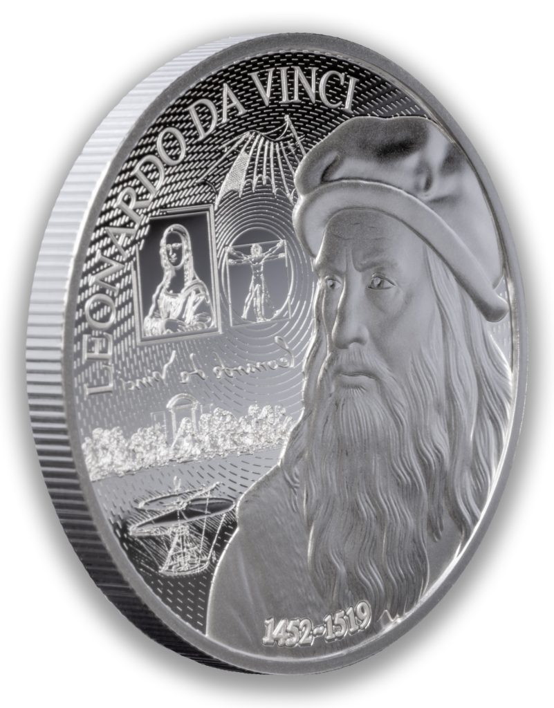 Leonardo Da Vinci - Behind the Masterpiece series Niue Island 2026 1oz pure silver coin