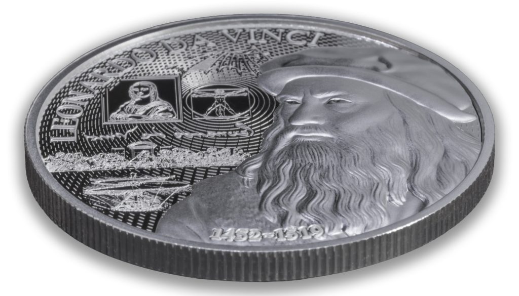 Leonardo Da Vinci - Behind the Masterpiece series Niue Island 2026 1oz pure silver coin